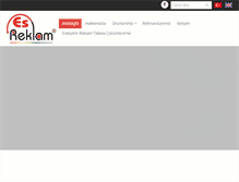 Tablet Screenshot of esreklam.com.tr